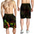 Hawaii Polynesian Men's Shorts - Turtle With Blooming Hibiscus Reggae - Polynesian Pride