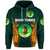 Custom Papua New Guinea Waghi Tumbes Hoodie Rugby Green, Custom Text and Number LT8 - Polynesian Pride