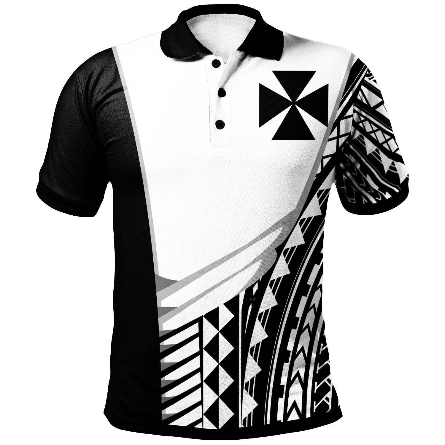 Wallis and Futuna Custom Polo Shirt Athletes Style Unisex White - Polynesian Pride