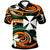 Wallis and Futuna Polo Shirt Vortex Style Unisex Orange - Polynesian Pride