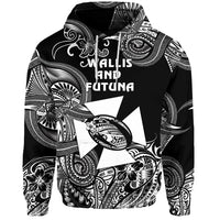 Custom Wallis and Futuna Polynesian Hoodie Unique Style Black LT8 - Polynesian Pride