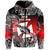 Wallis and Futuna Polynesian Zip Hoodie Unique Style Gradient Red Black LT8 - Polynesian Pride