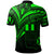 Wallis and Futuna Polo Shirt Green Color Cross Style - Polynesian Pride