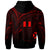 Wallis and Futuna Hoodie Red Color Cross Style - Polynesian Pride