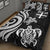 Fiji Quilt Bed Set - White Tentacle Turtle - Polynesian Pride