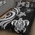 Niue Quilt Bed Set - White Tentacle Turtle - Polynesian Pride