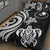 Yap Quilt Bed Set - White Tentacle Turtle - Polynesian Pride