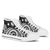 Marshall Islands High Top Shoes - White Tentacle Turtle - Polynesian Pride