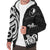 Yap Sherpa Hoodie - White Tentacle Turtle - Polynesian Pride