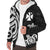 Wallis and Futuna Sherpa Hoodie - White Tentacle Turtle - Polynesian Pride