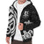 Tuvalu Sherpa Hoodie - White Tentacle Turtle - Polynesian Pride