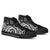 Marshall Islands High Top Shoes - White Tentacle Turtle Crest - Polynesian Pride