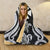 Wallis and Futuna Hooded Blanket - White Tentacle Turtle - Polynesian Pride