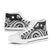 Marshall Islands High Top Shoes - White Tentacle Turtle - Polynesian Pride