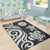 Tahiti Area Rug - White Tentacle Turtle - Polynesian Pride