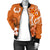 Custom Pohnpei Personalised Women's Bomber Jacket - Pohnpei Spirit Orange - Polynesian Pride