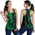 Hawaii King Polynesian Women's Racerback Tank - Lawla Style Green - AH Green - Polynesian Pride