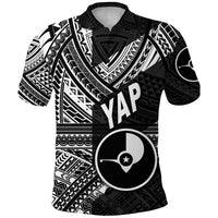 FSM Yap Polo Shirt Original Style Black LT8 - Polynesian Pride