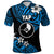 Custom FSM Yap Polo Shirt Unique Vibes Blue LT8 - Polynesian Pride