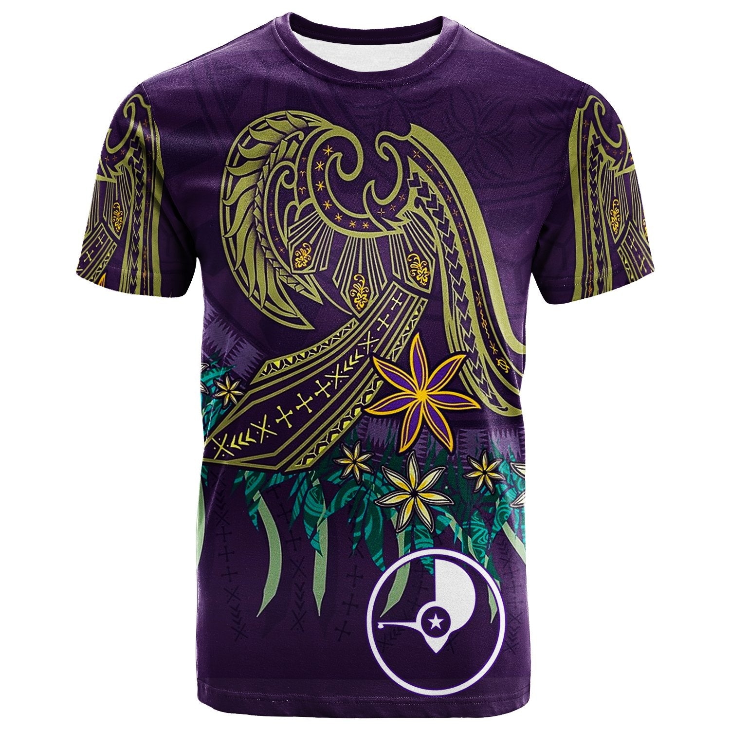 Yap T Shirt Tropical Vintage Style Unisex Purple - Polynesian Pride