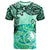 Yap T Shirt Vintage Floral Pattern Green Color Unisex Green - Polynesian Pride