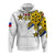 Custom Filipino Hoodie Tribal White Style LT6 Zip Hoodie White - Polynesian Pride