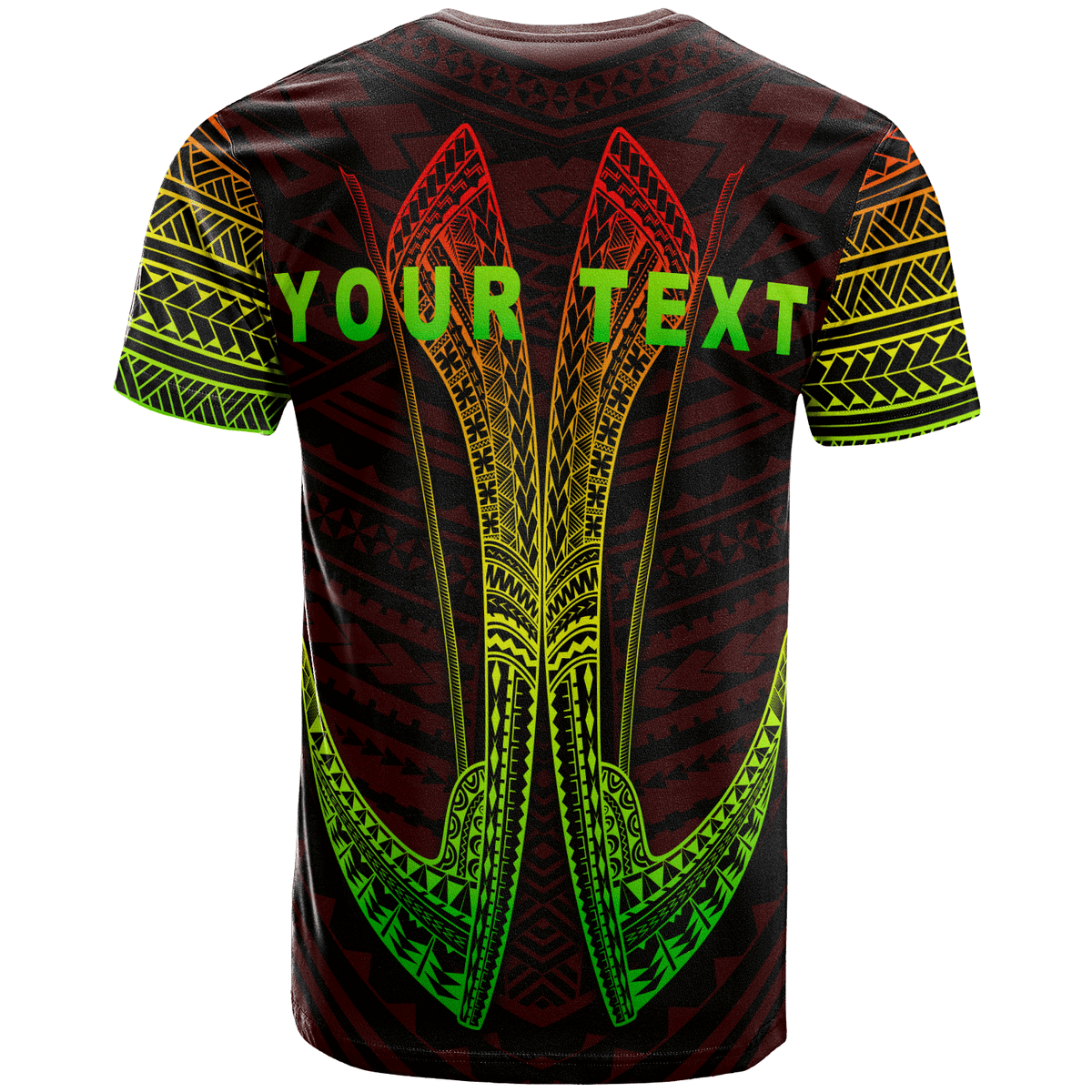 Wallis and Futuna Custom T Shirt Fish Hook Ver2 - Polynesian Pride