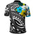 Pohnpei Polo Shirt Polynesian Pattern Black Color - Polynesian Pride