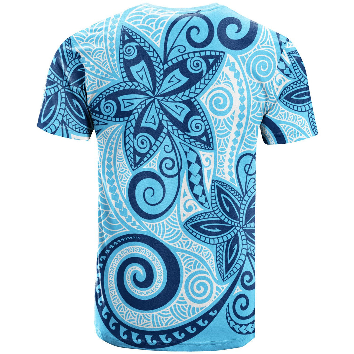 Niue T Shirt Tribal Plumeria Pattern - Polynesian Pride