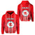 Hawaii Kalani High School Zip Hoodie Falcons Simple Style LT8 Unisex Red - Polynesian Pride