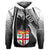 Custom Fiji Zip Hoodie Special Style No.1 Unisex Black - Polynesian Pride