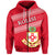 Kolisi Tonga Zip Hoodie Simple Style Unisex Red - Polynesian Pride