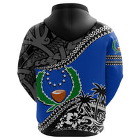 Pohnpei Zip Hoodie Fall In The Wave K7 - Polynesian Pride