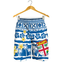 Fiji Polynesian Men Short Fijian Tapa Pattern LT13 - Polynesian Pride